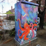Kaelyn McGowen painted signal box