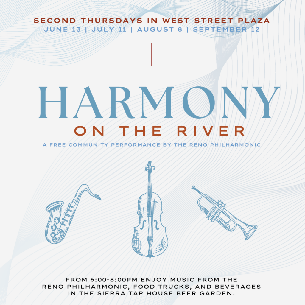 Graphic art for Harmony on the River
